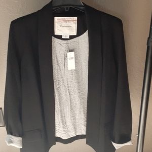 Anthropologie black jacket size small